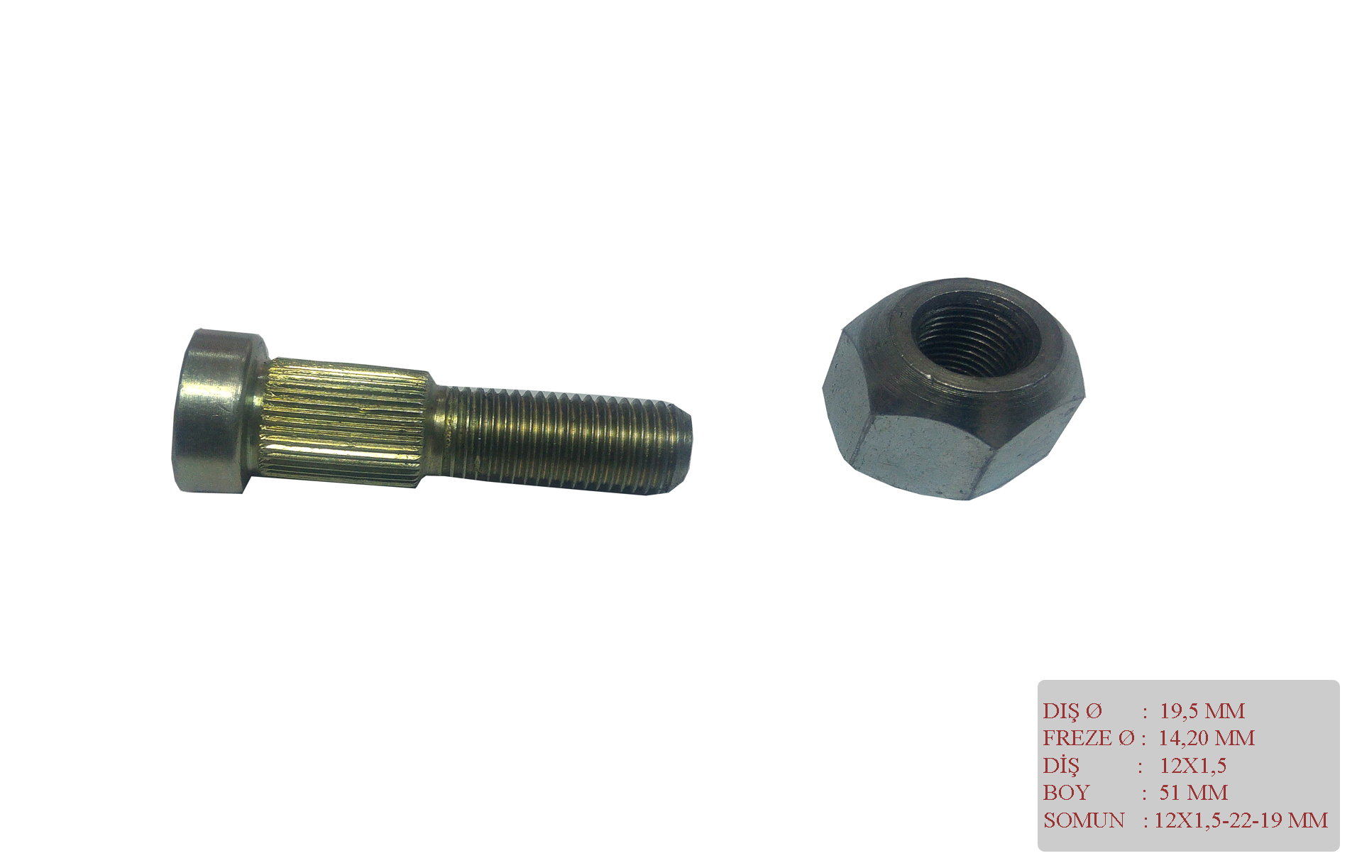 ARKA BİJON SOMUN TAKIMI TAİLİFT 1,8T