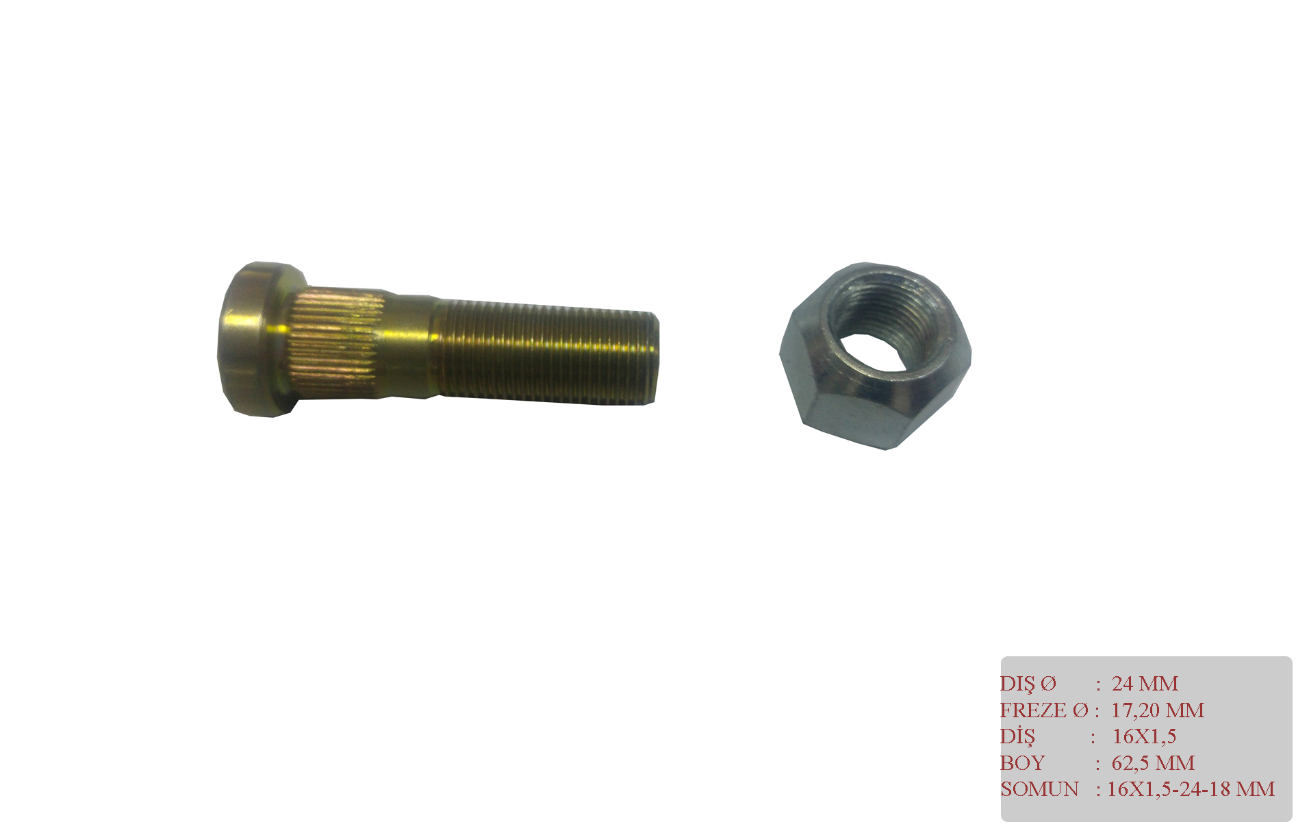 ARKA BİJON SOMUN TAKIMI CLARK 3,0T