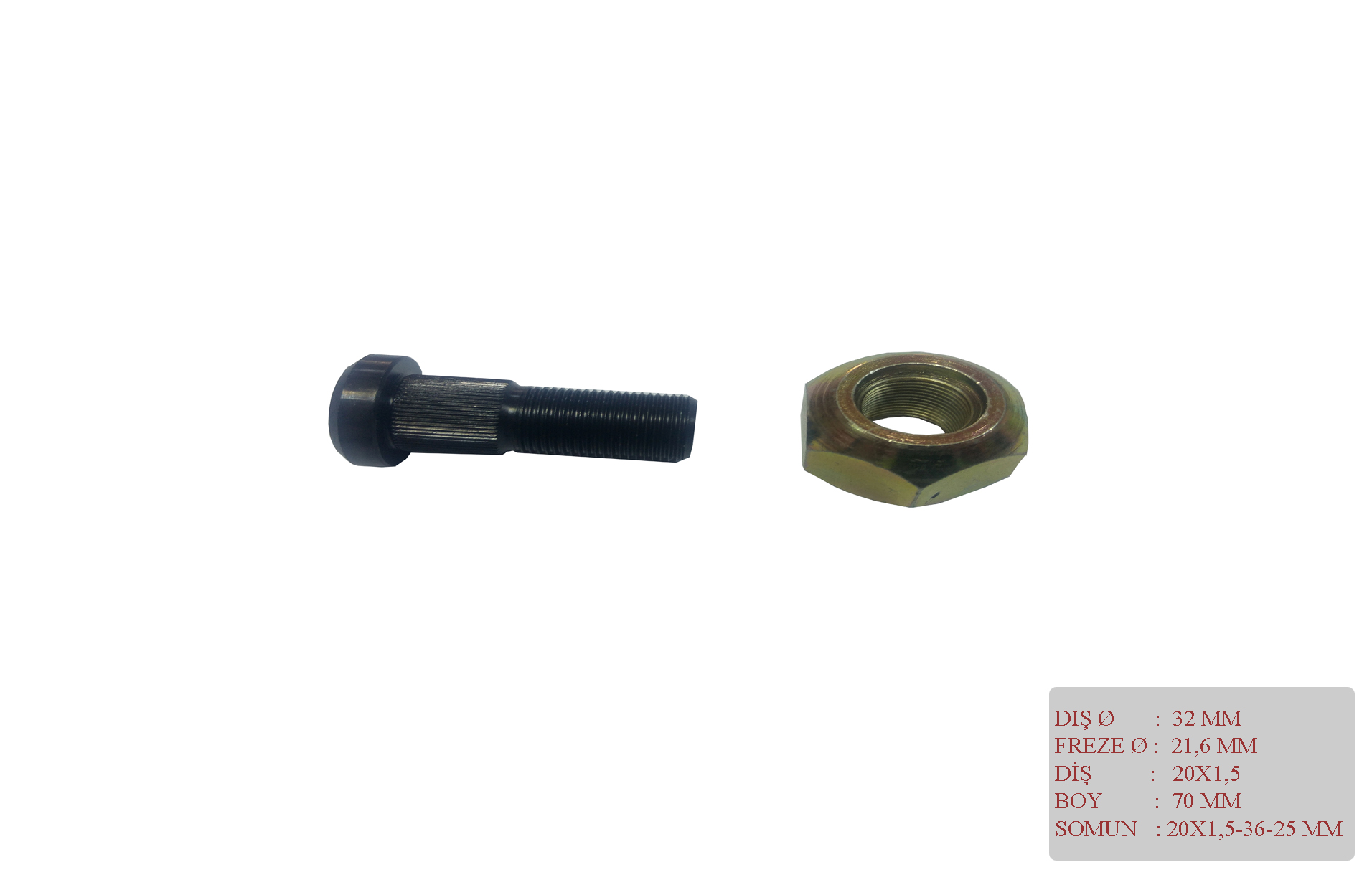 ARKA BİJON SOMUN TAKIMI KOMATSU FD40